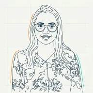 Line-art illustration of Navjot Bling