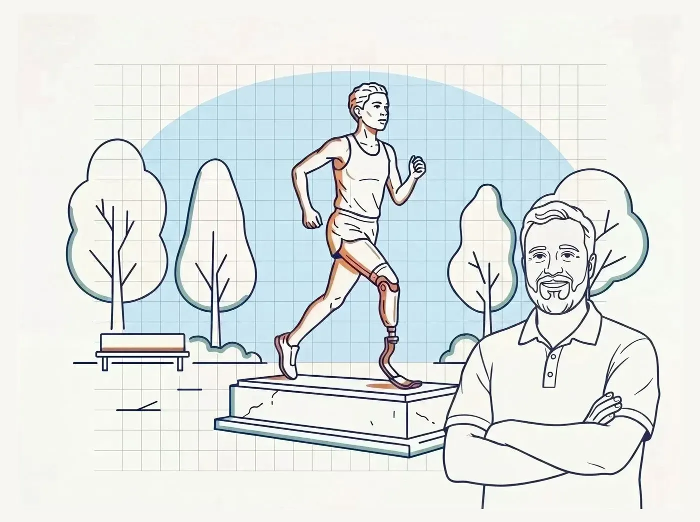 Line-art illustration of an iconic Port Coquitlam landmark